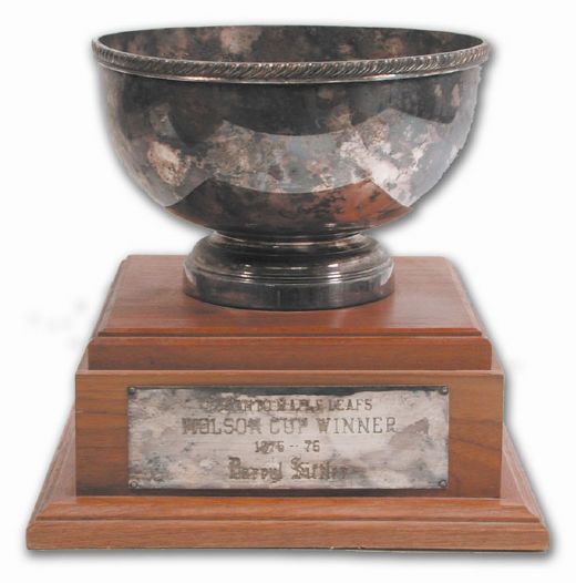 1975-76 Molson Cup Trophy Presented to Darryl Sittler (9")
