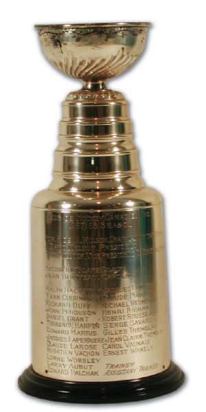 Jean Beliveaus 1967-68 Montreal Canadiens Stanley Cup Championship Trophy (13")