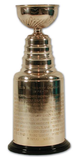 Jean Beliveaus 1972-73 Montreal Canadiens Stanley Cup Championship Trophy (13")