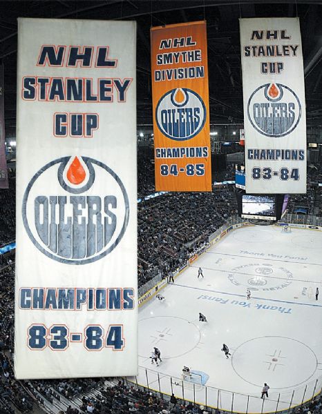1983-84 Stanley Cup Championship Banner