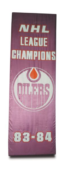1983-84 NHL League Championship Banner