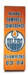 1983-84 Clarence Campbell Conference Championship Banner