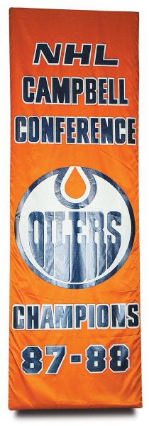 1987-88 Clarence Campbell Conference Championship Banner