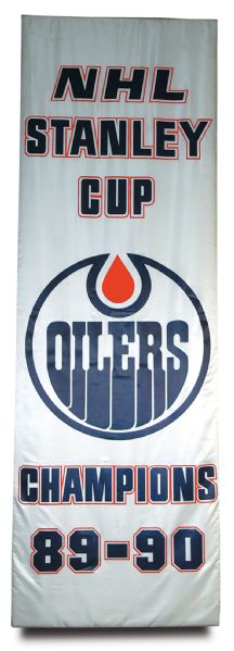 1989-90 Stanley Cup Championship Banner