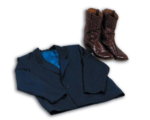 Wayne Gretzkys Suit Jacket & Cowboy Boots (#2)