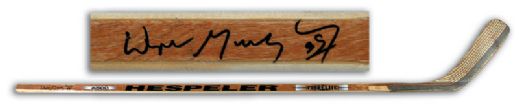 1999 Wayne Gretzky Autographed Hespeler Stick