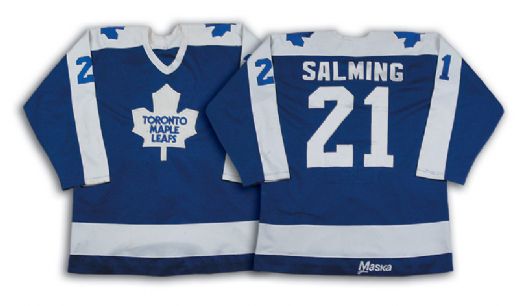1982 Borje Salming Toronto Maple Leafs Game Worn Jersey