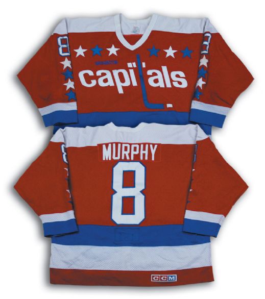 1984-85 Larry Murphy Washington Capitals Game Worn Jersey