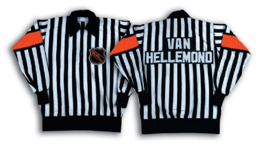 Andy Van Hellemond 1987 Stanley Cup Final Game Worn NHL Referee Sweater