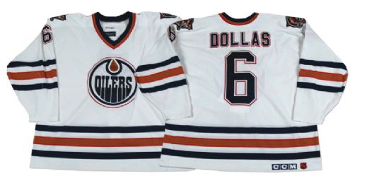 Bobby Dollas 1997-98 Edmonton Oilers Game Worn Jersey