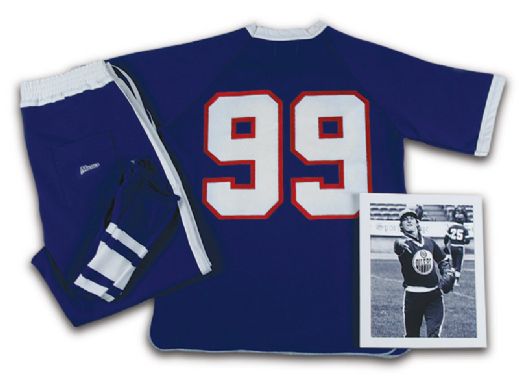 1980 Wayne Gretzky Edmonton Oilers Game Worn Softball Uniform