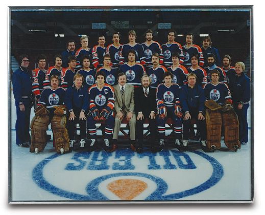 1979-80 Edmonton Oilers 16x20" Framed Team Photograph