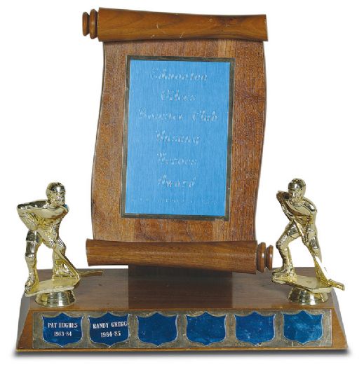 Edmonton Oilers Unsung Hero Award Trophy