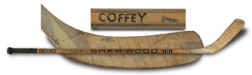 1980s Paul Coffey Edmonton Oilers Game Used Stick