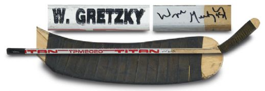 1988-89 Wayne Gretzky Los Angeles Kings Game Used Titan Stick #2