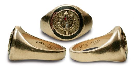 Alex Delvecchios 1977 Hockey Hall of Fame Ring