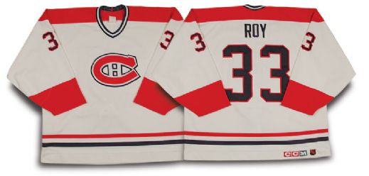 1990s Patrick Roy Game Worn Montreal Canadiens Jersey ADDENDUM