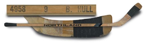 1970s Bobby Hulls Winnipeg Jets Game Used Stick