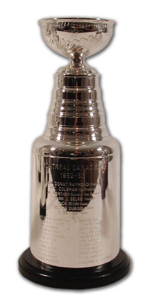 1952-53 Montreal Canadiens Stanley Cup Championship Trophy (13”)