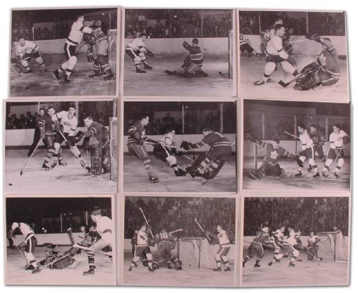 1950’s NHL Action Photograph Collection of 29