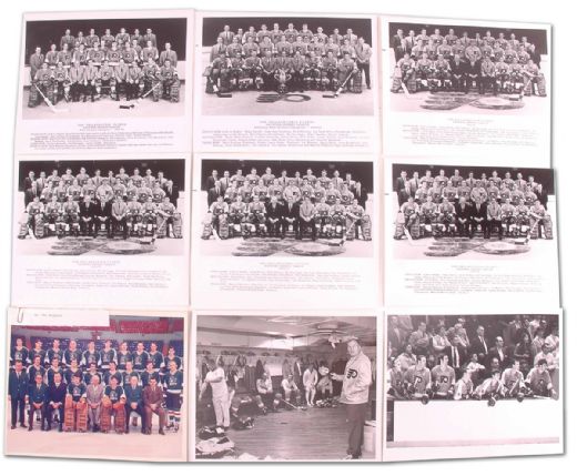 Vic Stasiuk’s Philadelphia Flyers Program and Photograph Collection of 60+