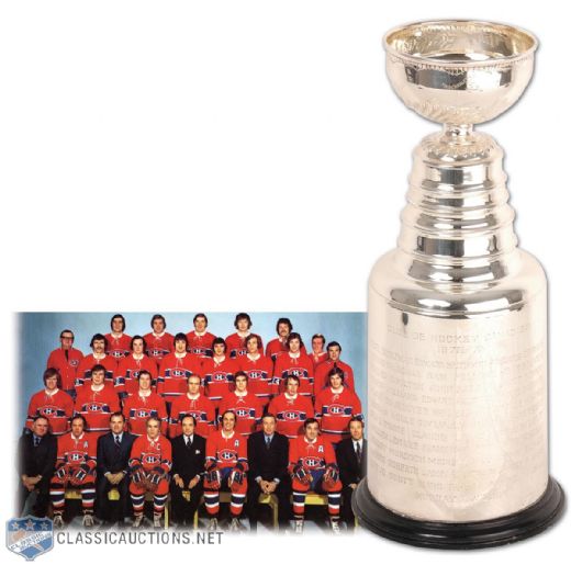 Jacques Laperriere’s 1972-73 Montreal Canadiens Stanley Cup Championship Trophy