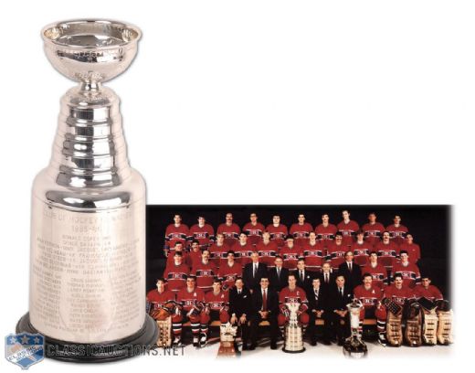 Jacques Laperriere’s 1985-86 Montreal Canadiens Stanley Cup Championship Trophy