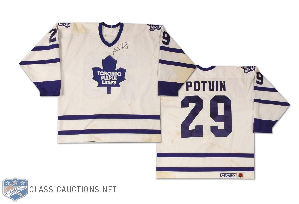 Felix Potvin Toronto Maple Leafs Autographed Retro CCM Hockey Jersey w The  Cat - NHL Auctions