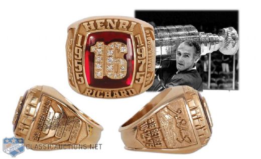Henri Richard Diamond & Gold Career Tribute Ring