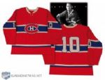 1965-70 Ted Harris Montreal Canadiens Game Worn Wool Jersey Photo Matched!
