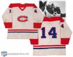 1974-75 Mario Tremblay Montreal Canadiens Game Worn Rookie Jersey