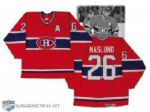 1987-88 Mats Naslund Montreal Canadiens Game Worn Jersey