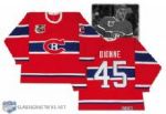 Scarce 1991-92 Gilbert Dionne Montreal Canadiens Turn Back the Clock Game Worn Jersey Photo Matched!