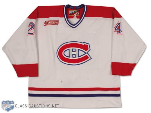 Christian Laflamme 1999-2000 Montreal Canadiens Game Worn Home Jersey