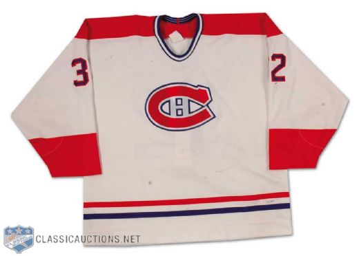 Nijssen-Jordan Mid-1990s Montreal Canadiens Pre-Season Game Worn Home Jersey
