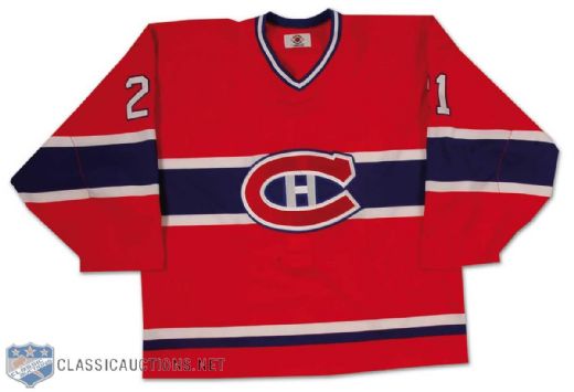 Mick Vukota 1997-98 Montreal Canadiens Team Issued Road Jersey