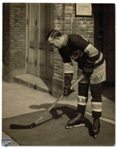 Exceptional Original Photo of Canadiens Hall-of-Famer Didier Pitre