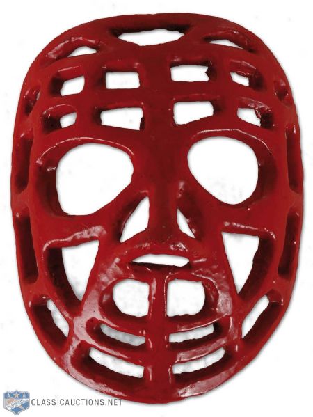 Jacques Plante Mask & Document Collection from Bill Birchmore, Inventor of the Original Plante Mask!