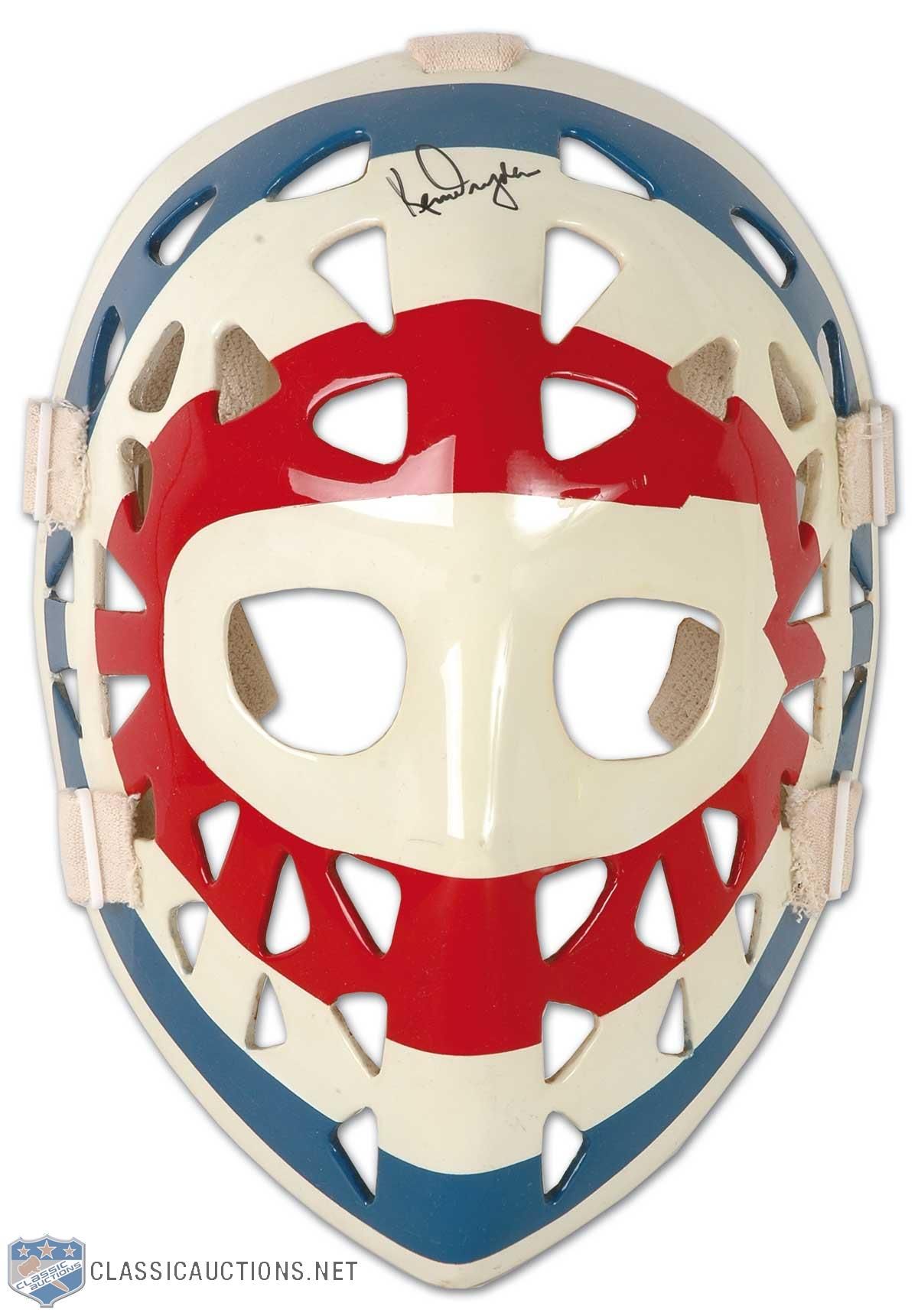 Lot Detail Ken Dryden Autographed Replica Montreal Canadiens Goalie Mask