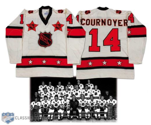 Yvan Cournoyer1978 NHL All-Star Game Worn Jersey