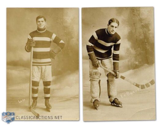 Amazing 1910-11 Ottawa Senators Real Photo Postcard Collection of 9