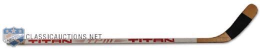 1980-81 Wayne Gretzky Edmonton Oilers Game Used Titan Stick