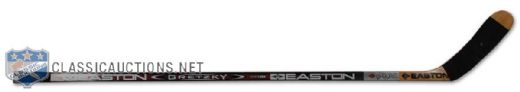 1996-97 Wayne Gretzky Autographed NY Rangers Game Used Easton Silvertip Stick