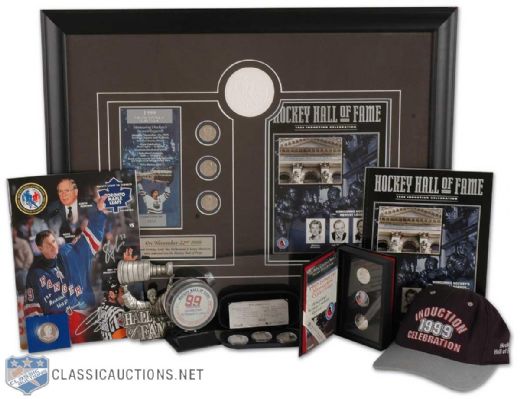 Wayne Gretzky Hall of Fame Induction Collection of 10