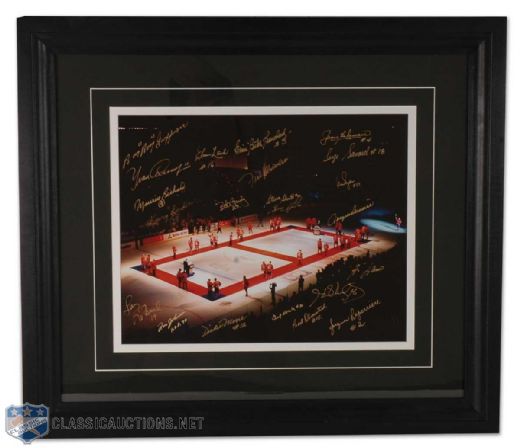 Awesome Montreal Forum Closing Ceremonies Framed Display (22 x 26)