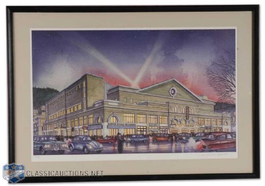 Limited Edition Framed Lithograph of the Old Montreal Forum