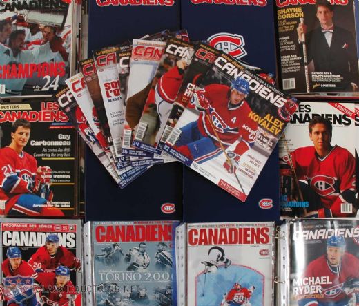Complete Collection of the First 22 Volumes of Les Canadiens Hockey Magazine