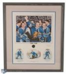 Limited Edition Autographed Frank Mahovlich Framed Lithograph
