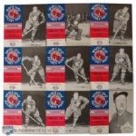 1966 Esso Toronto Maple Leafs Hockey Talks Complete Set of 10