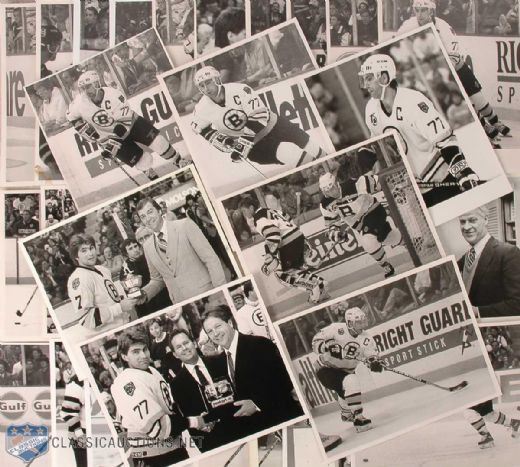 1980s1990s Ray Bourque Boston Bruins Photograph Collection of 32